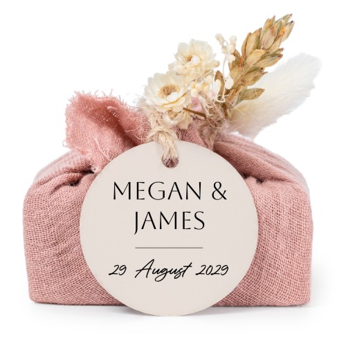 Pink cotton wrapped soaps with round label (6 pcs) Pink cotton wrapped soaps with round label (6 pcs)