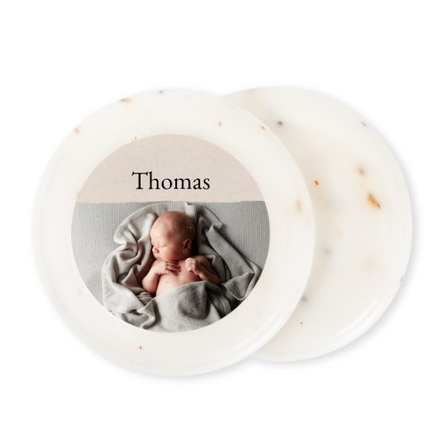 Round Bar of Soap with Sticker (set of 12)