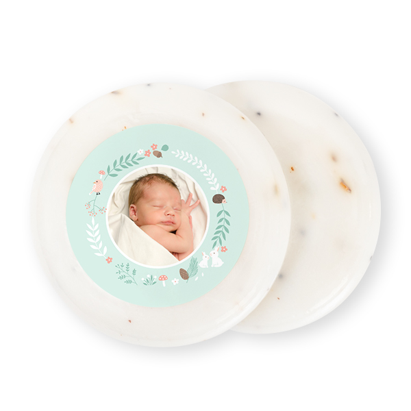 Tvål med klistermärke - 12 st