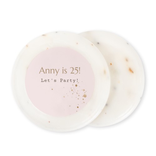 Round Bar of Soap with Sticker (set of 12)