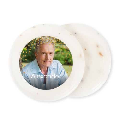 Round Bar of Soap with Sticker (set of 12) Round Bar of Soap with Sticker (set of 12)