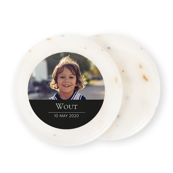 Round Bar of Soap with Sticker (set of 12) Round Bar of Soap with Sticker (set of 12)