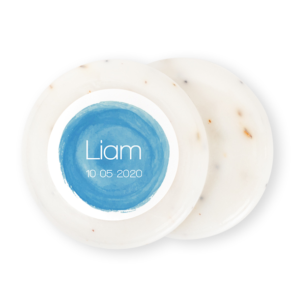 Round Bar of Soap with Sticker (set of 12)