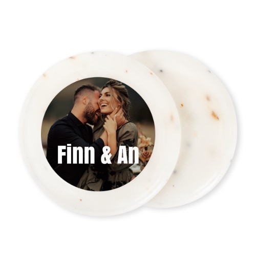 Round Bar of Soap with Sticker (set of 12)