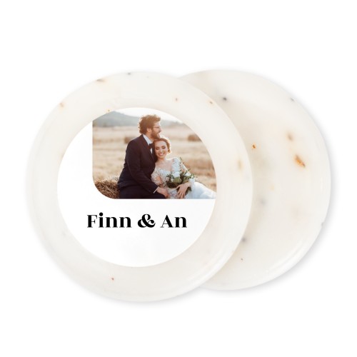 Round Bar of Soap with Sticker (set of 12)