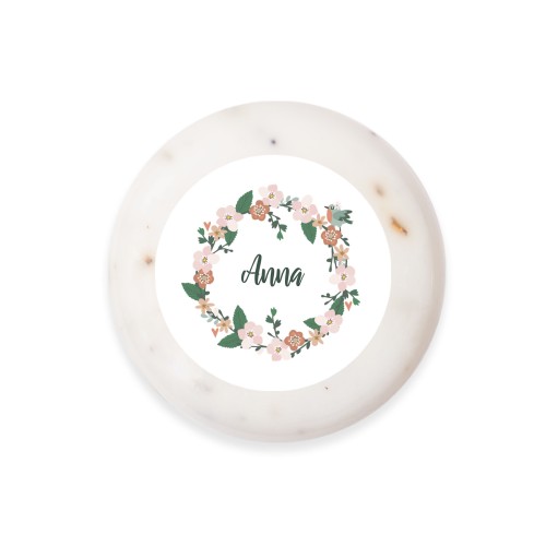 Flower Wreath Birds - Text Only