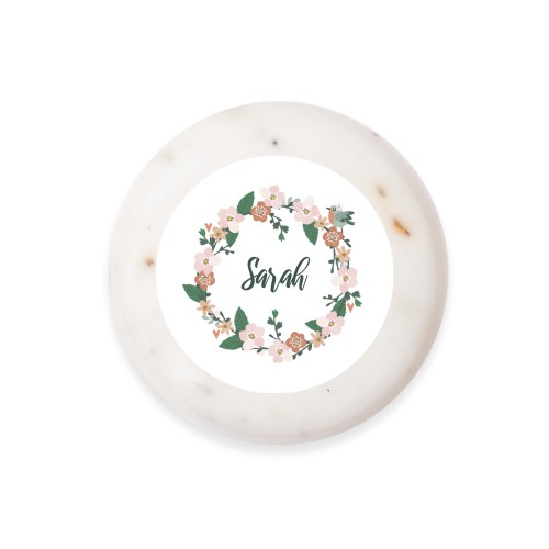 Flower Wreath Birds - Text Only