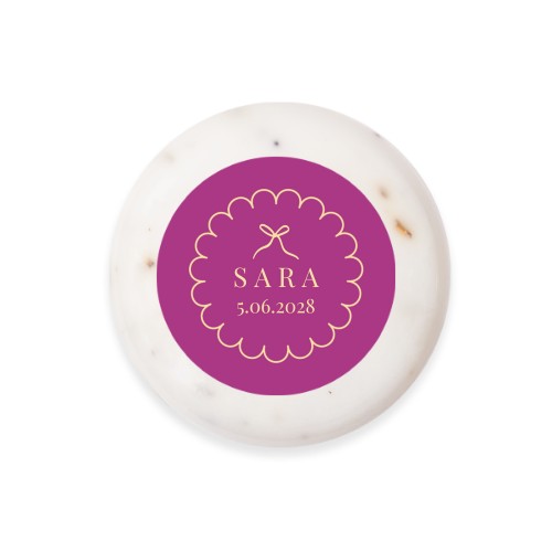 Classy Scallop Bow - Text Only Classy Scallop Bow - Text Only