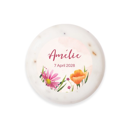 Seifenstücke Geschenkset mit Fotoaufklebern (6er Set)