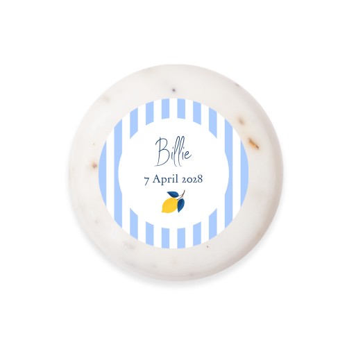 Round Bar of Soap with Sticker (set of 6)