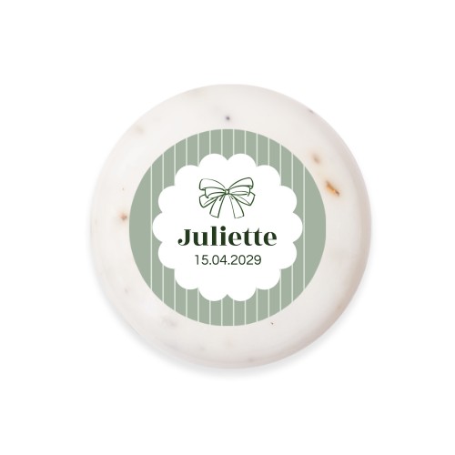 Round Bar of Soap with Sticker (set of 6) Round Bar of Soap with Sticker (set of 6)