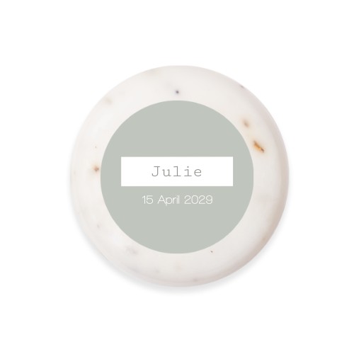 Round Bar of Soap with Sticker (set of 6) Round Bar of Soap with Sticker (set of 6)