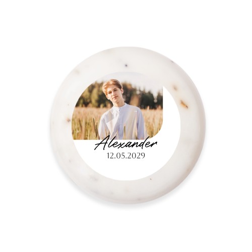 Round Bar of Soap with Sticker (set of 6) Round Bar of Soap with Sticker (set of 6)
