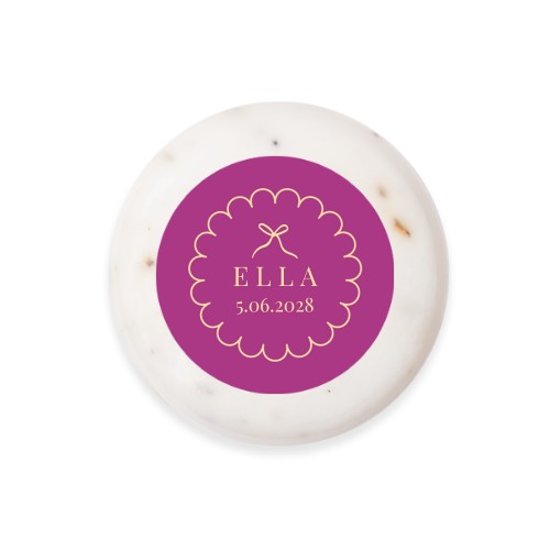 Classy Scallop Bow - Text Only