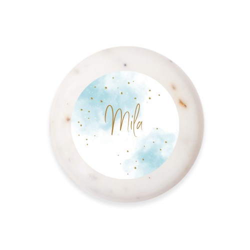 Round Bar of Soap with Sticker (set of 6)