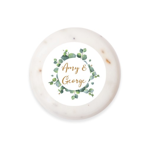 Round Bar of Soap with Sticker (set of 6)