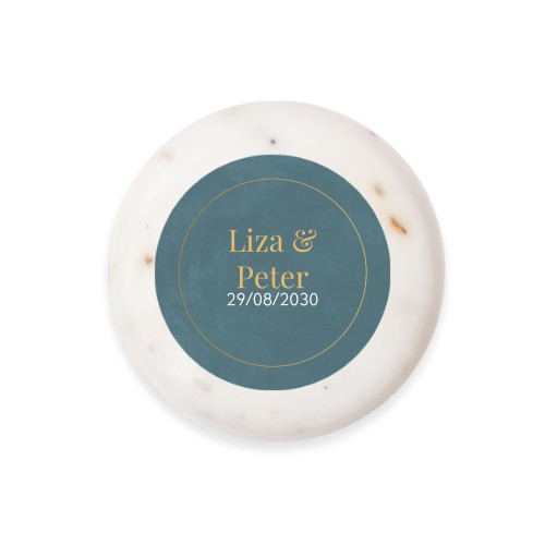 Round Bar of Soap with Sticker (set of 6)