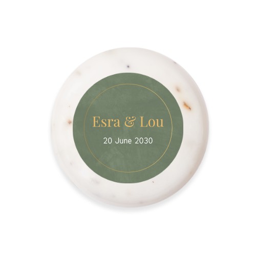 Round Bar of Soap with Sticker (set of 6)