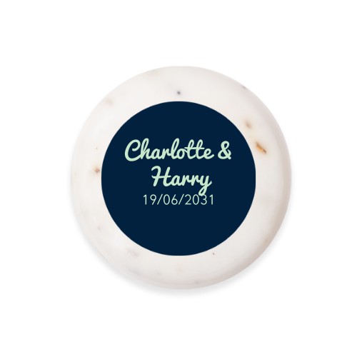 Round Bar of Soap with Sticker (set of 6)