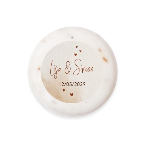 Neutral Aquarel Hearts