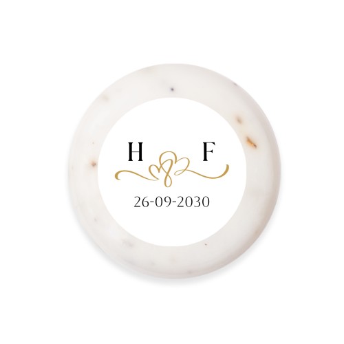 Round Bar of Soap with Sticker (set of 6)
