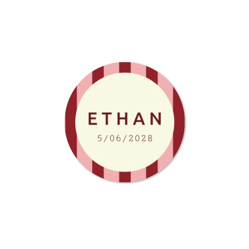Gift wrapping stickers Round Small - set of 48 Gift wrapping stickers Round Small - set of 48