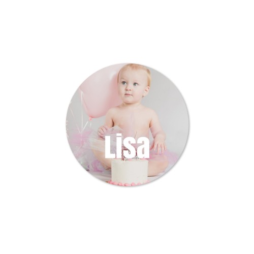 Foto Sticker Rund klein - 48 Stk.