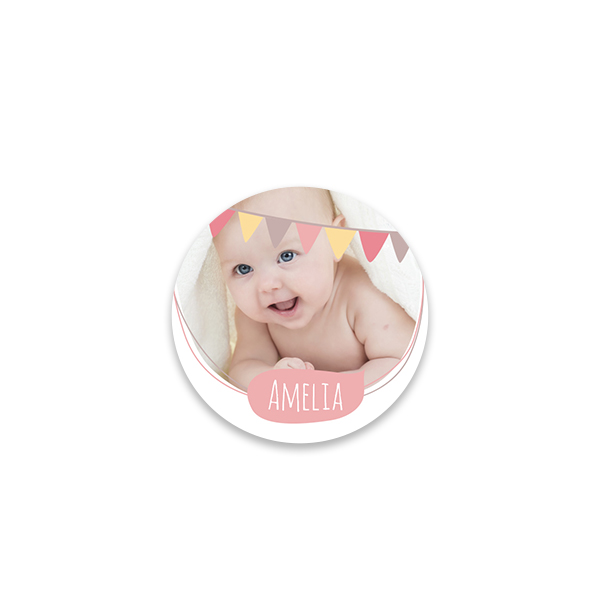 Gift wrapping stickers Round Small - set of 48