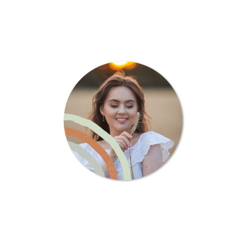 Stickers voor bedankjes rond klein (set van 48)