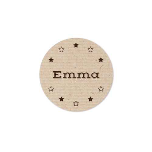 Gift wrapping stickers Round Small - set of 48