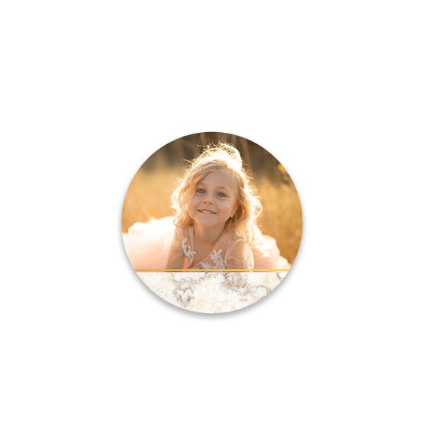 Foto Sticker Rund klein - 48 Stk.