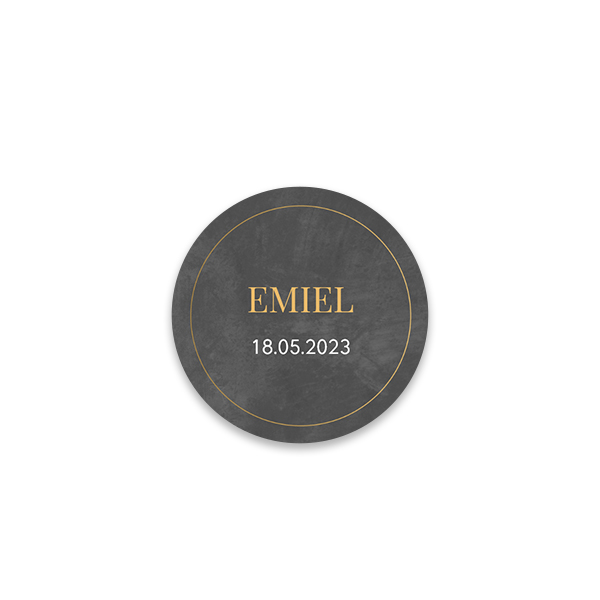 Gaveetiketter Runde Small - 48 stk Gaveetiketter Runde Small - 48 stk