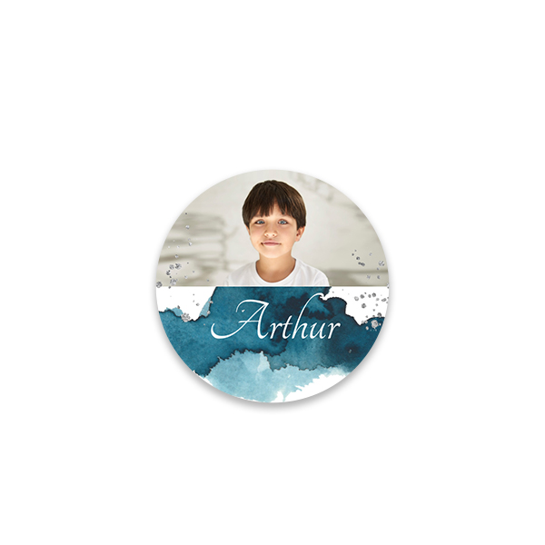 Stickers voor bedankjes rond klein (set van 48)