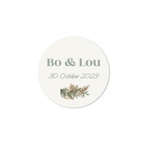 Autocollants pour fête ronds petit format (lot de 48)