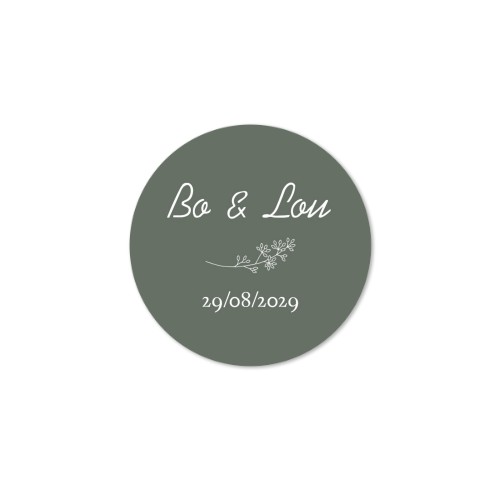 Ronde stickers klein - Set van 48 Ronde stickers klein - Set van 48