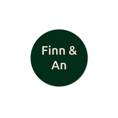 Stickers voor bedankjes rond klein (set van 48)