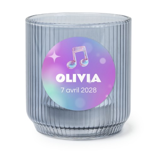 Holographic Music Notes