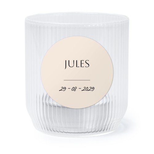 Windlichter transparent mit Aufkleber Runde - 6 Stk. Windlichter transparent mit Aufkleber Runde - 6 Stk.