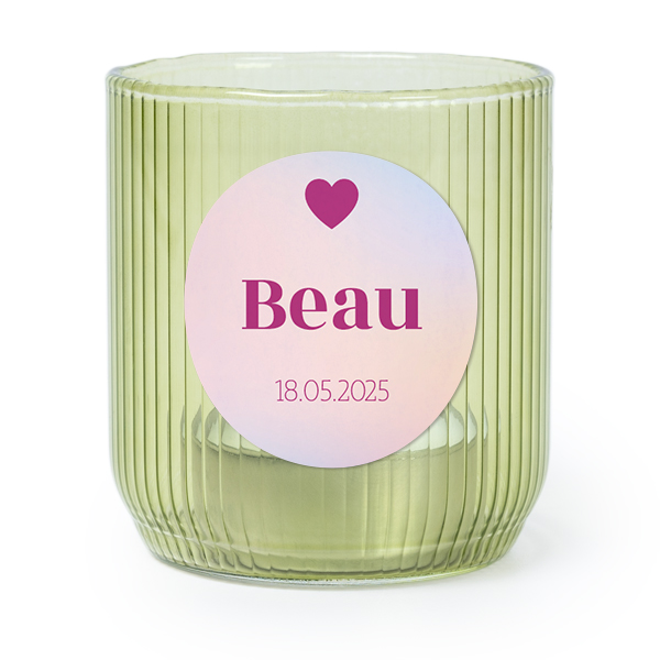 Colour Block Heart - Text Only Colour Block Heart - Text Only