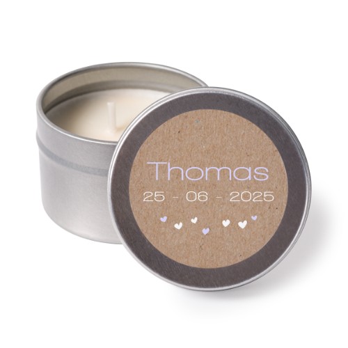 Tea Lights with Sticker - set of 12