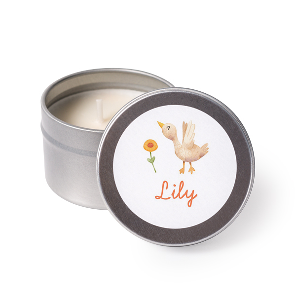 Tea Lights with Sticker - set of 12 Tea Lights with Sticker - set of 12