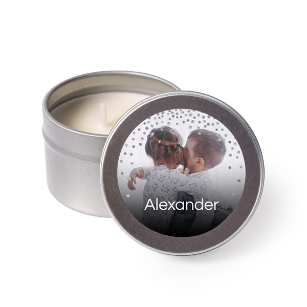 Tea Lights with Sticker - set of 12 Tea Lights with Sticker - set of 12