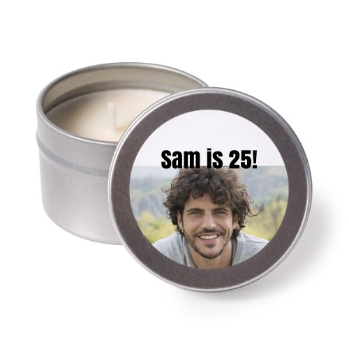 Theelicht met sticker (Set van 12)