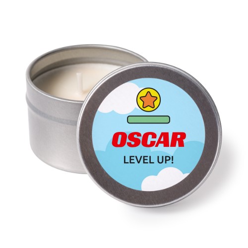 Tea Lights with Sticker - set of 12