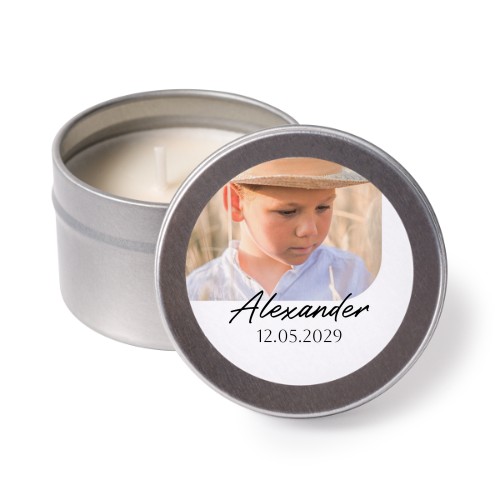 Tea Lights with Sticker - set of 12