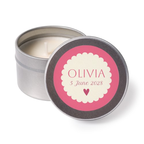 Tea Lights with Sticker - set of 12