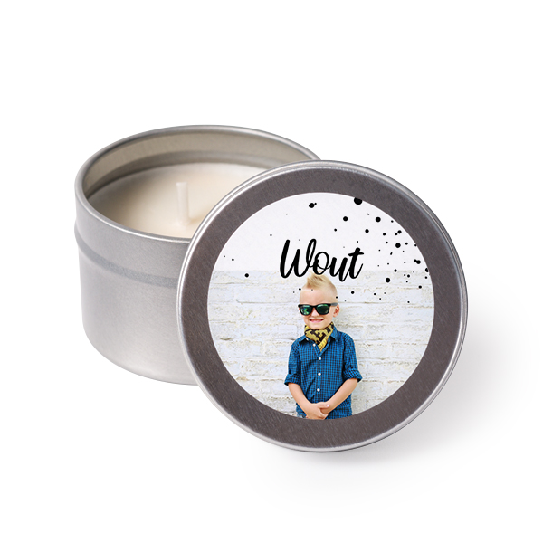 Theelicht met sticker (Set van 12) Theelicht met sticker (Set van 12)