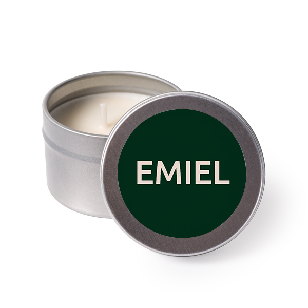 Bougies avec autocollants (lot de 12)