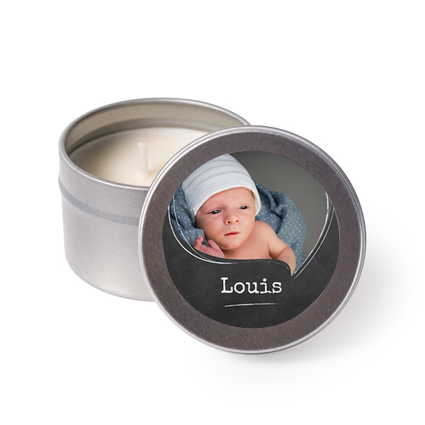 Teelicht mit Sticker - 24 Stk.