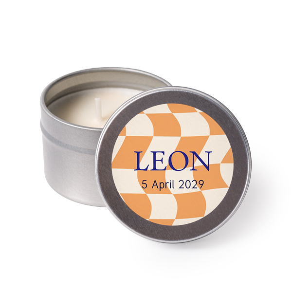 Tea Lights with Sticker - set of 24 Tea Lights with Sticker - set of 24